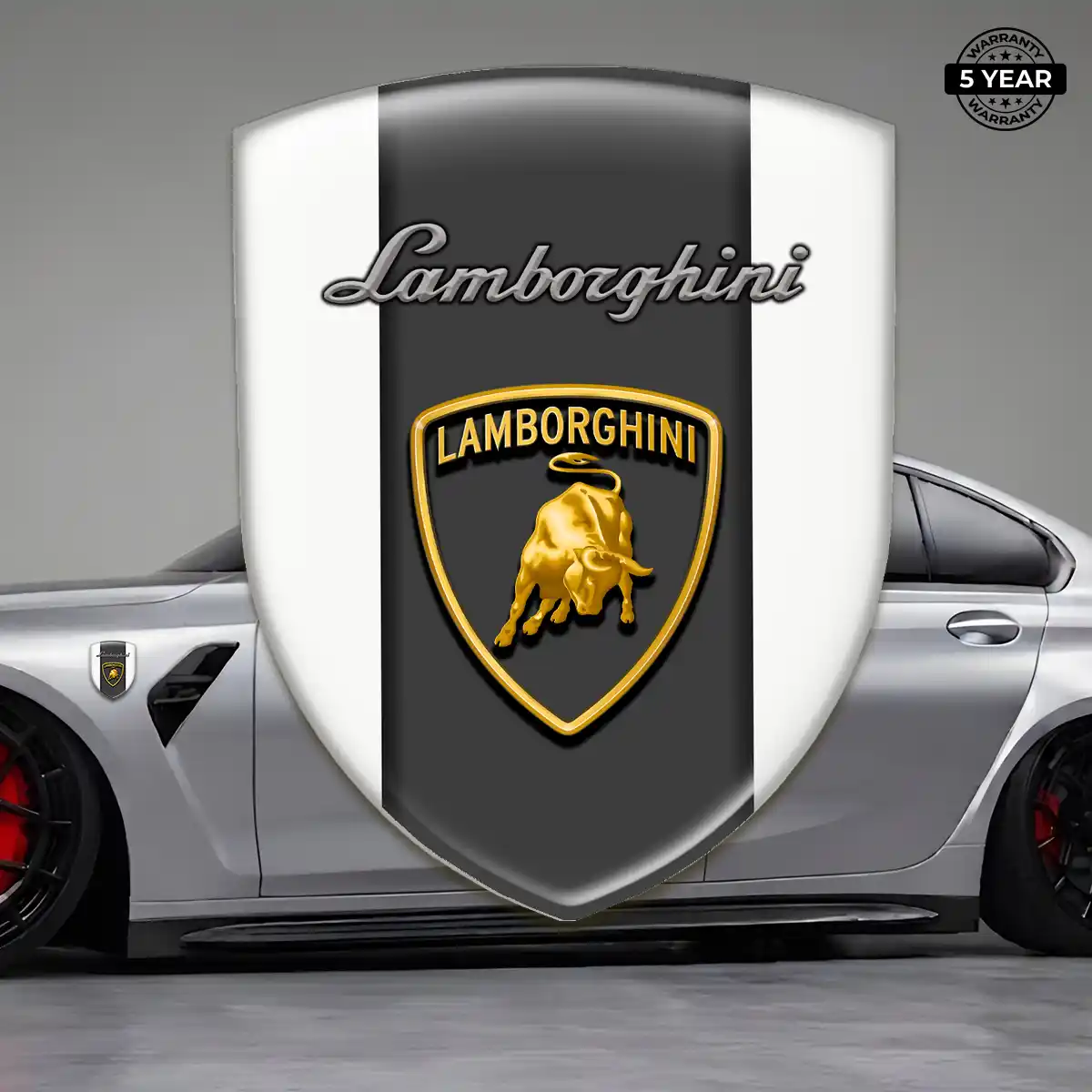Lamborghini Polyurethane Domed Sticker Elite Finish
