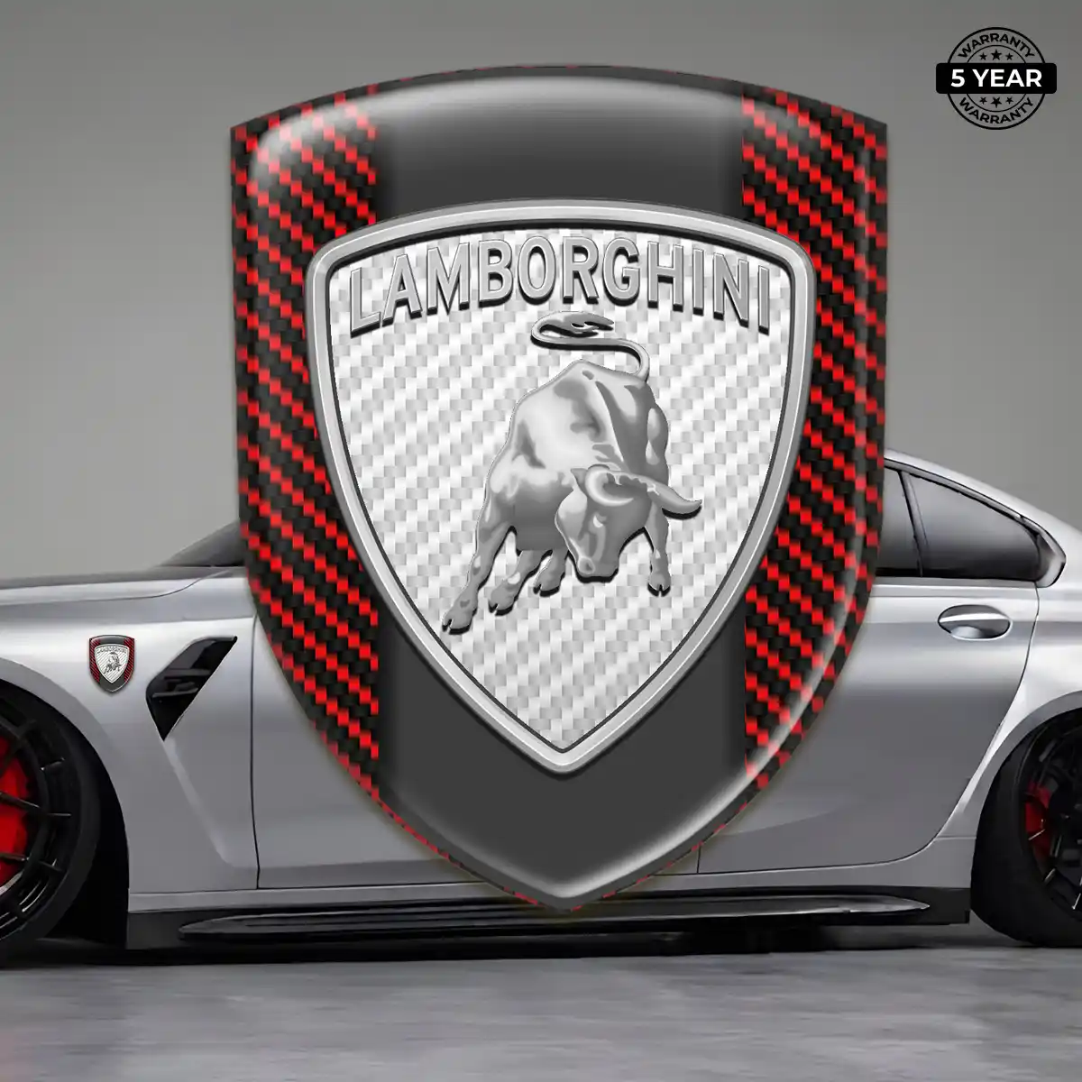 Lamborghini Resin Badge Sticker Elite Finish