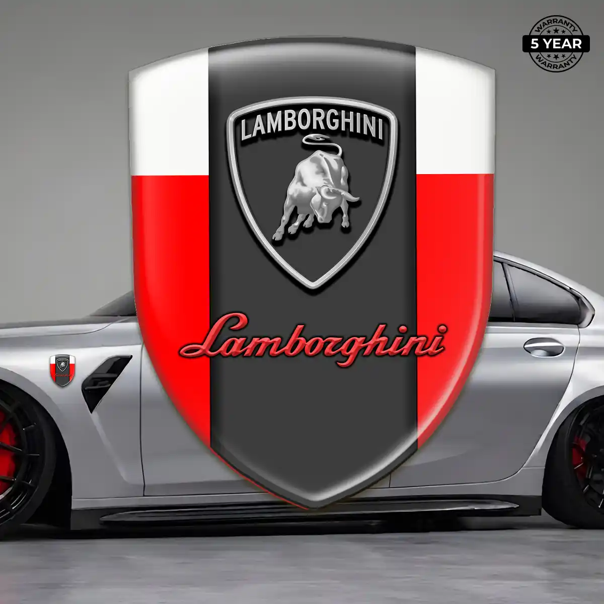 Lamborghini Resin Domed Sticker Elite Finish