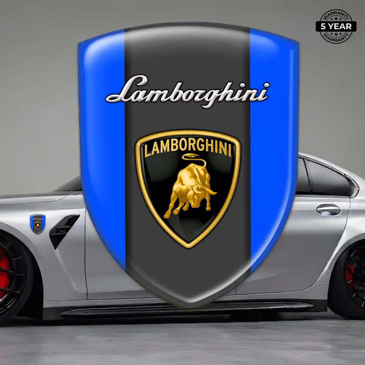 Lamborghini Resin Emblem Sticker Elite Finish