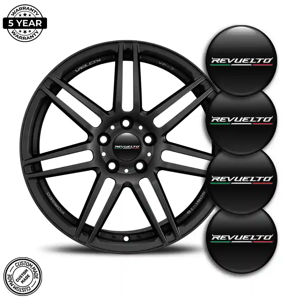 Lamborghini Revuelto Logo Silicone Badge Stylish Design