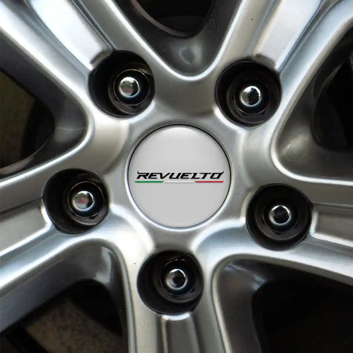 Lamborghini Revuelto Logo Silicone Emblem Stylish Design