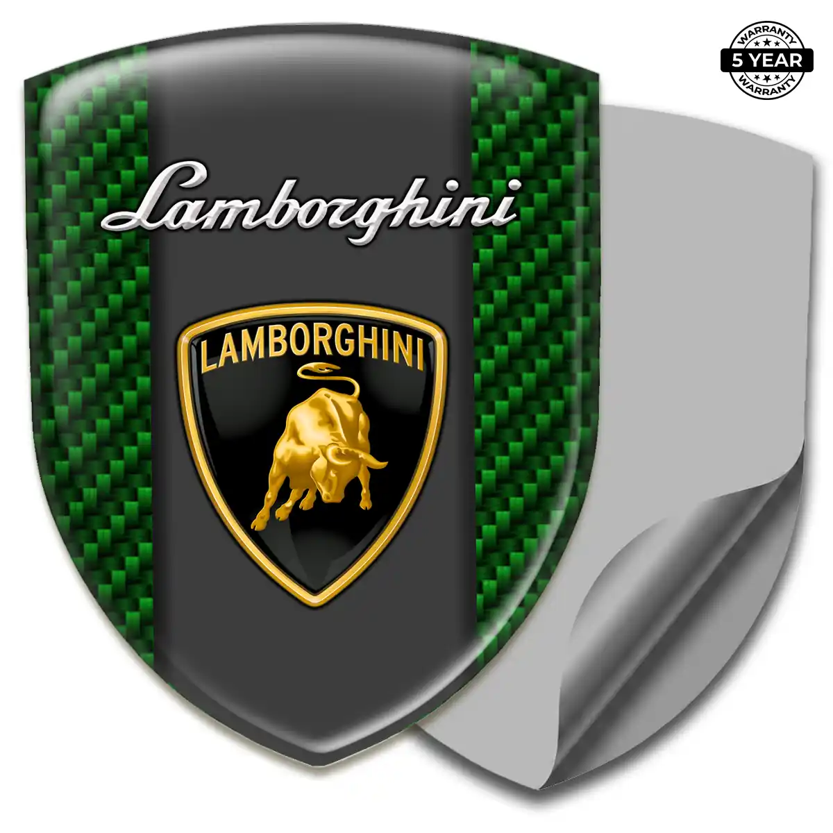Lamborghini Self Adhesive Emblem Sticker Sleek Style