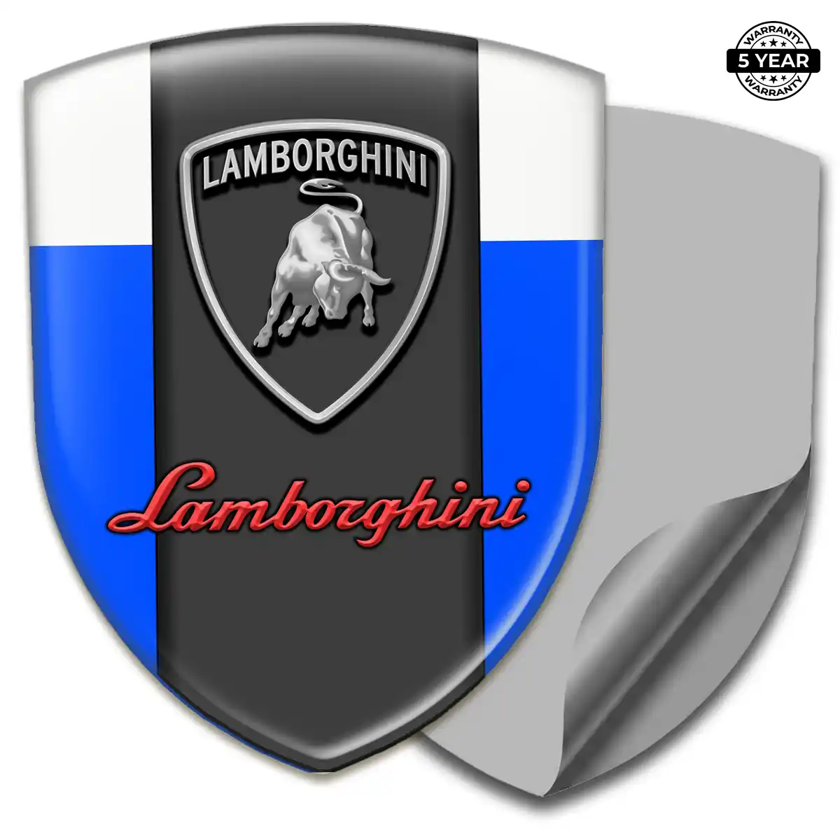 Lamborghini Silicone Badge Elite Finish