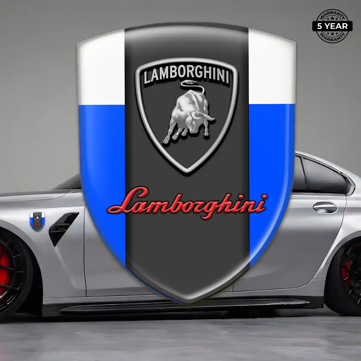 Lamborghini Silicone Badge Elite Finish