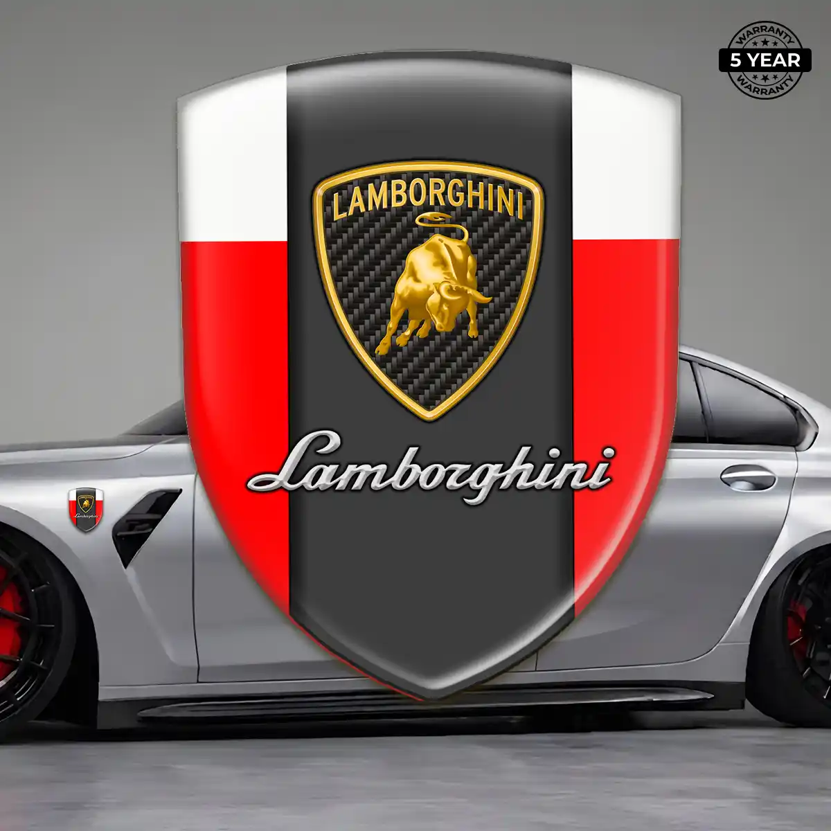 Lamborghini Silicone Badge Refined Design
