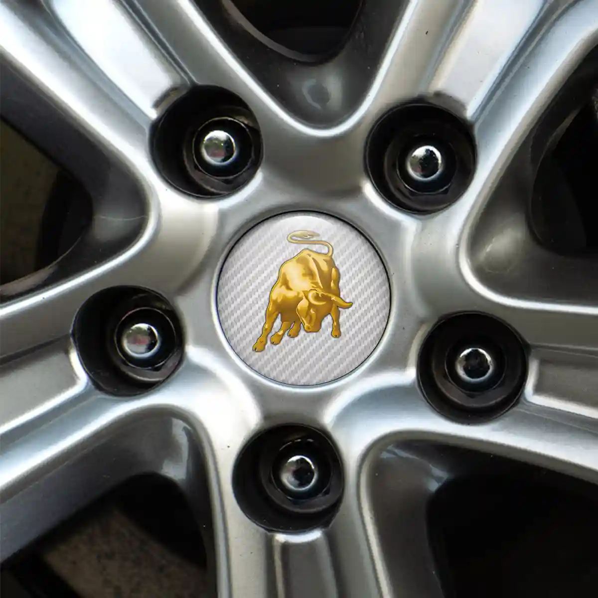 Lamborghini Silicone Emblem Self-Adhesive High Quality