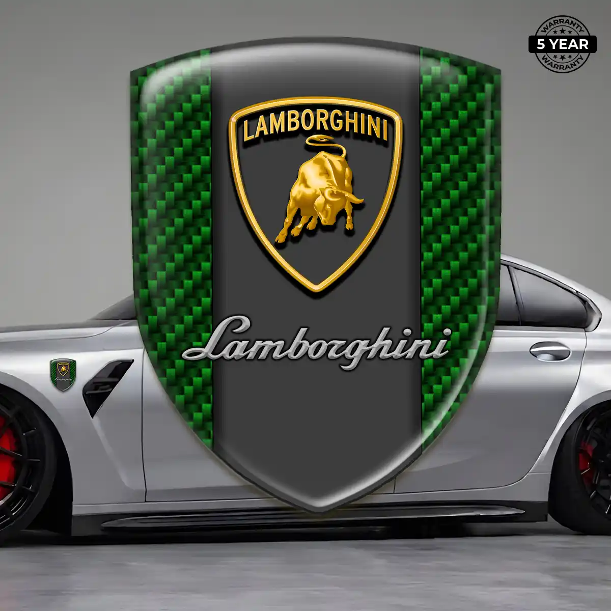 Lamborghini Silicone Emblem Sleek Style