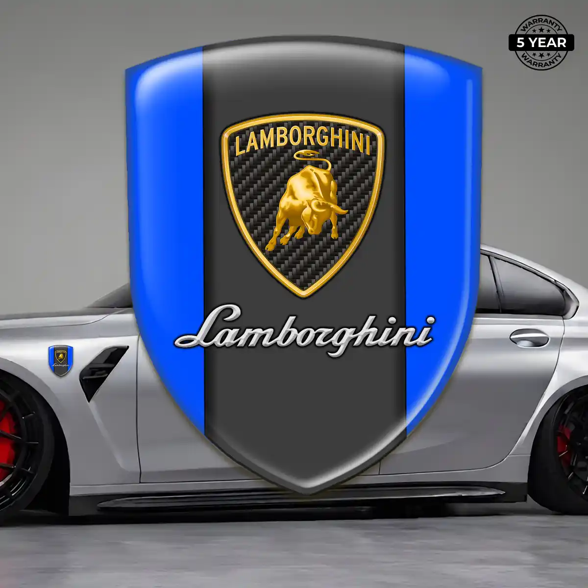 Lamborghini Silicone Sticker Refined Design