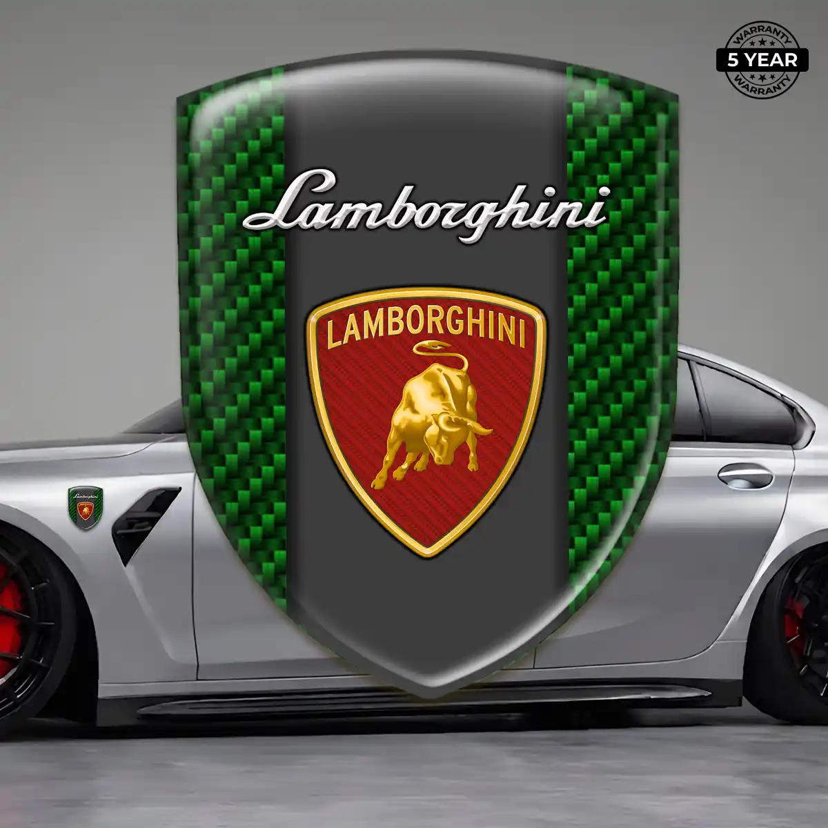 Lamborghini Silicone Sticker Sleek Style