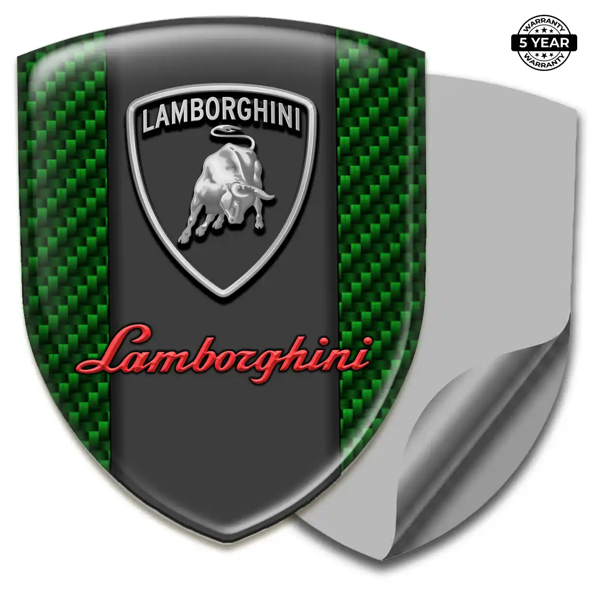 Lamborghini Vehicle Logo Sticker Refined Design