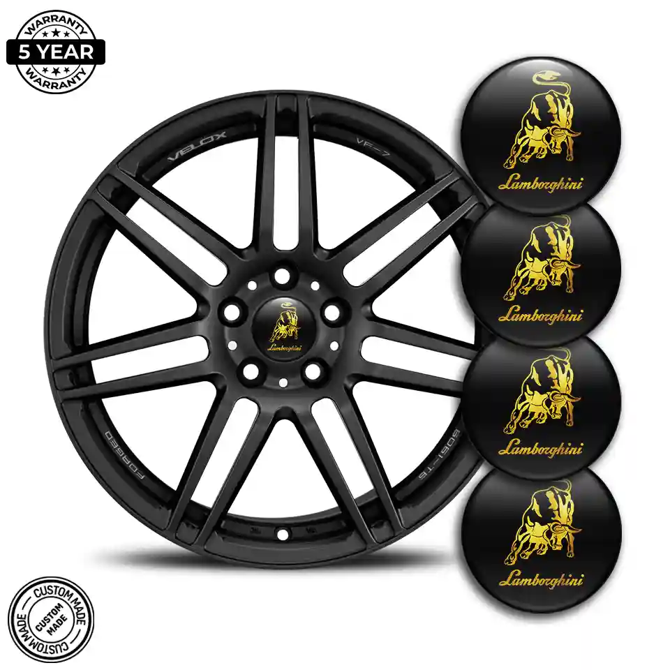 Lamborghini Wheel Emblem Self-Adhesive High Quality
