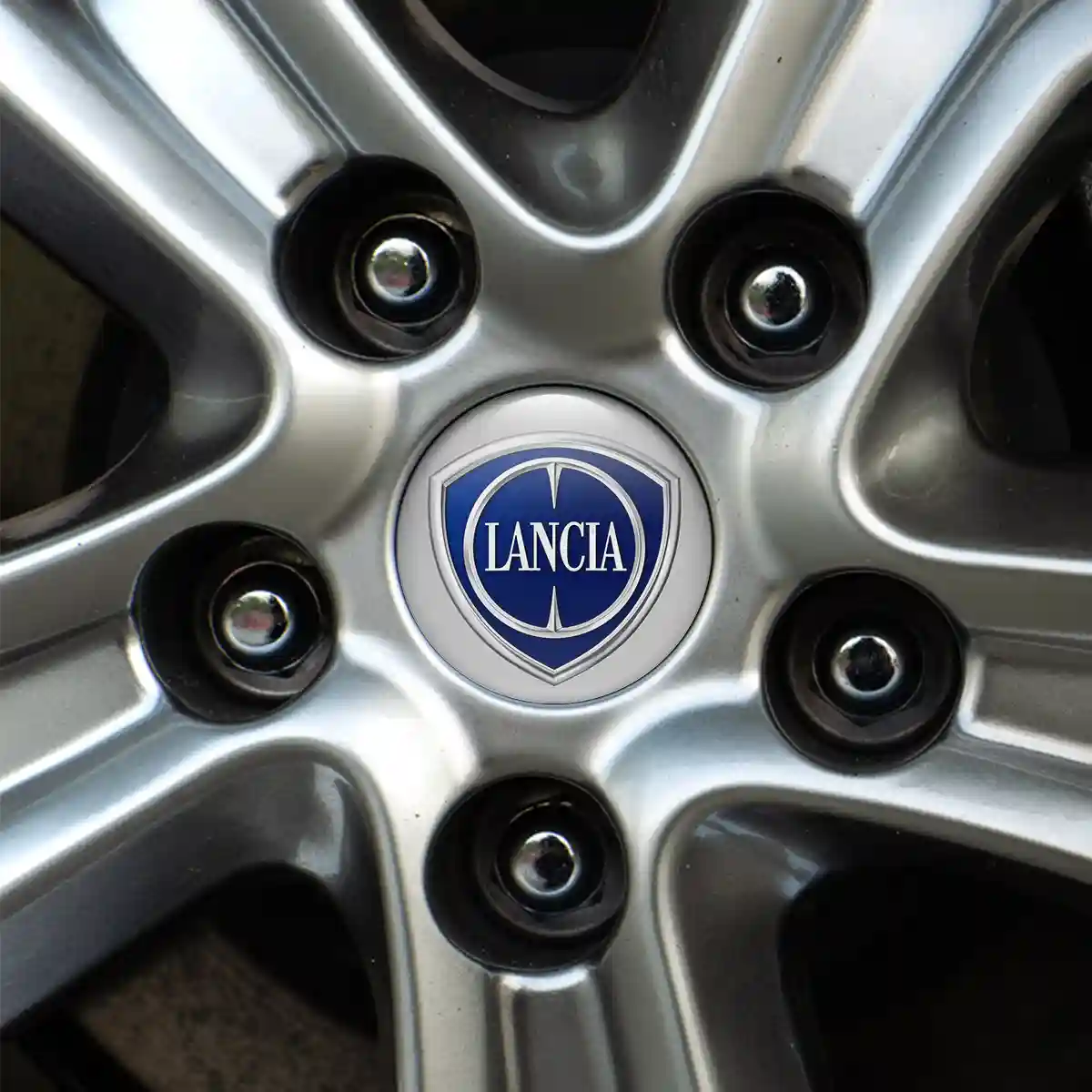 Lancia Emblem Badge Self-Adhesive Stylish Design