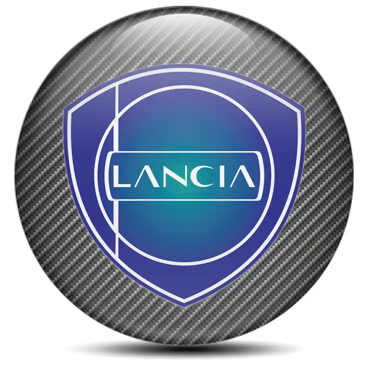 Lancia Logo Silicone Badge Self-Adhesive Stylish Design