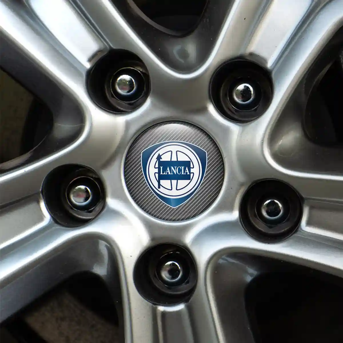 Lancia Logo Silicone Badge Stylish Design