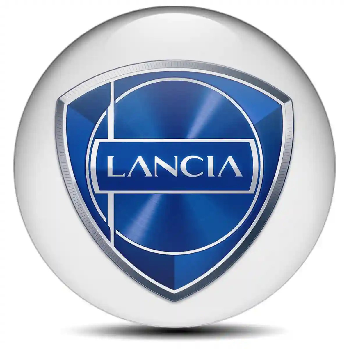 Lancia Logo Silicone Sticker Stylish Design