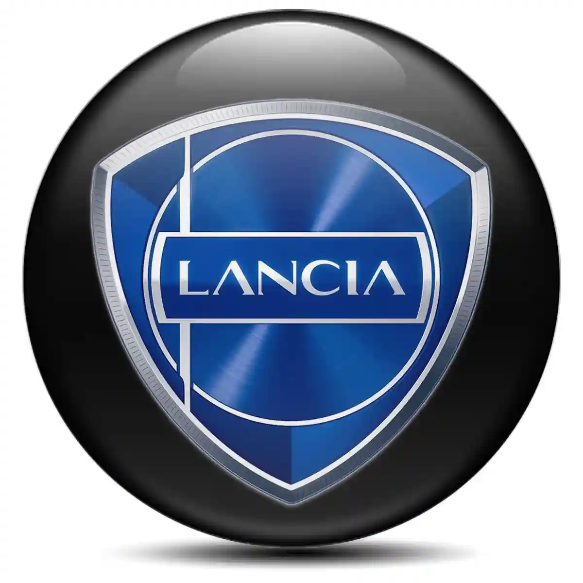 Lancia Silicone Emblem Self-Adhesive Stylish Design