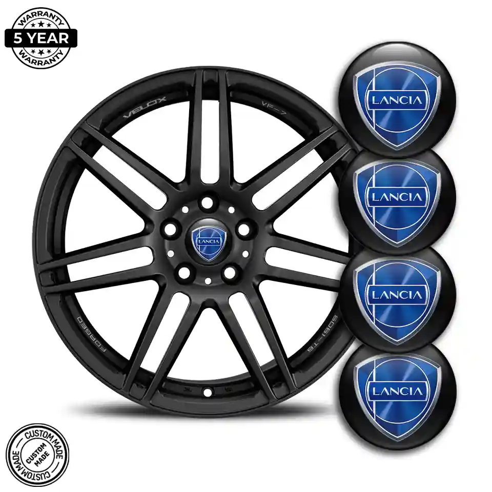 Lancia Silicone Emblem Self-Adhesive Stylish Design