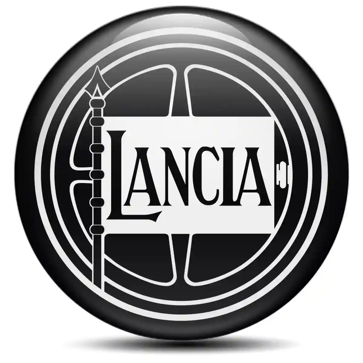 Lancia Silicone Sticker Self-Adhesive Stylish Design