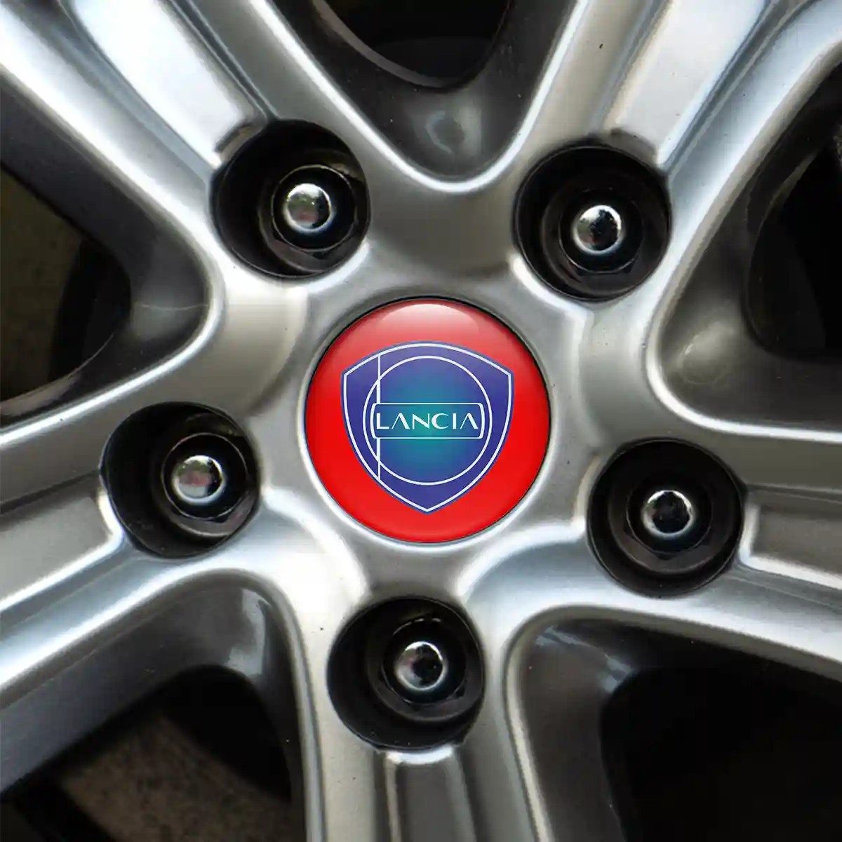 Lancia Sticker Epoxy 3D Gel Stylish Design