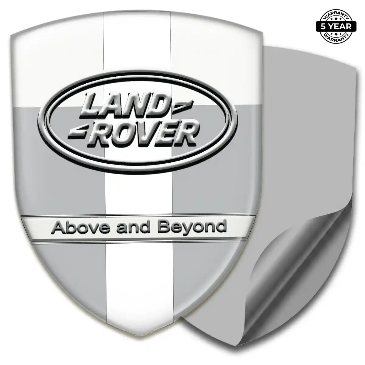 Land Rover 3D Badge Sticker Sleek Style