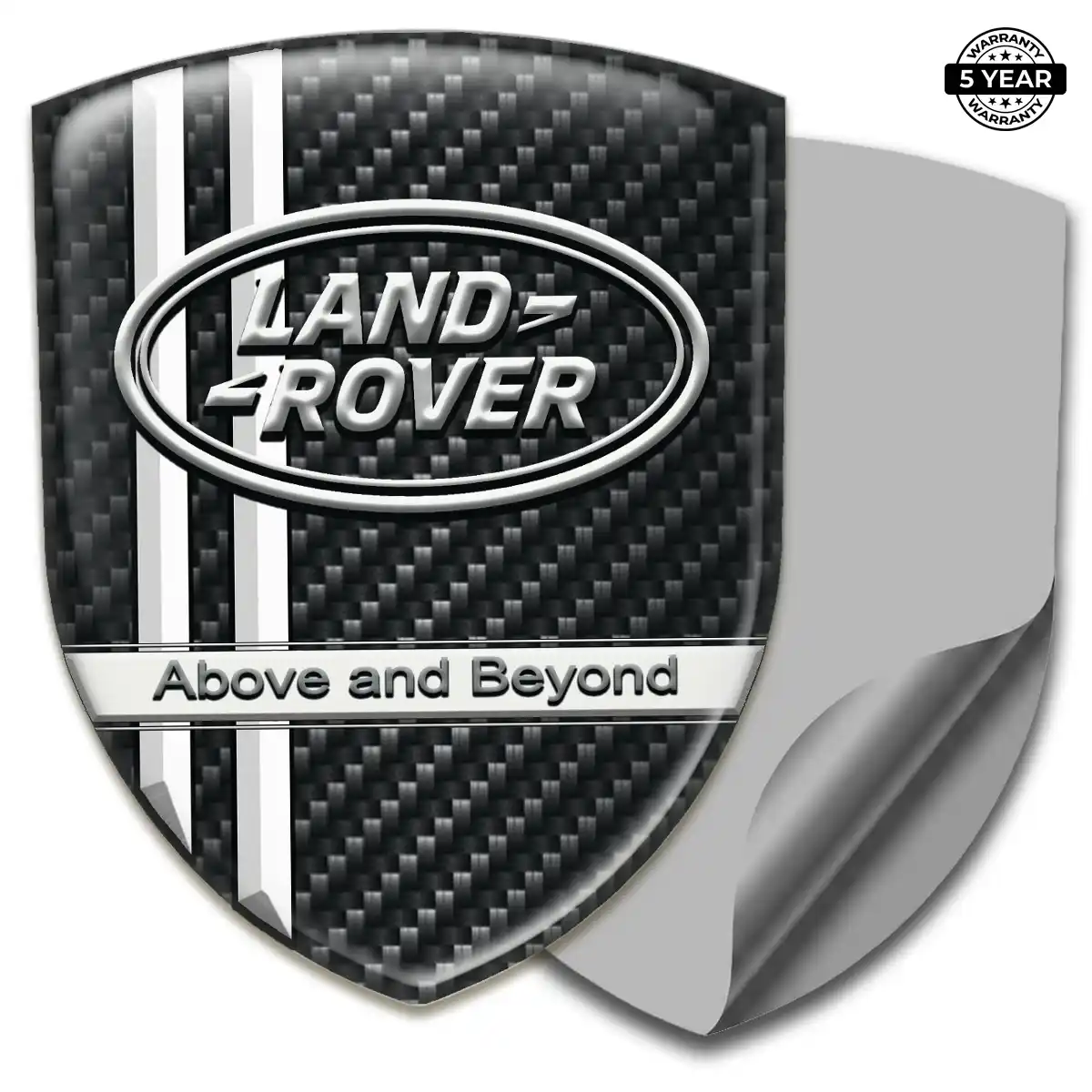 Land Rover 3D Domed Sticker Refined Design