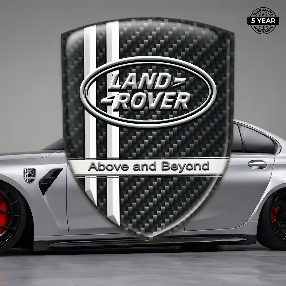 Land Rover 3D Domed Sticker Refined Design