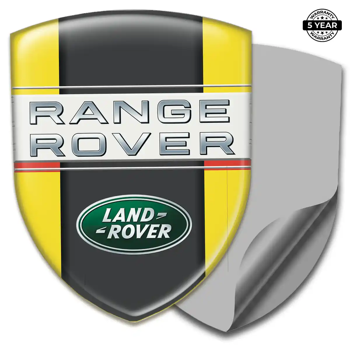 Land Rover 3D Emblem Sticker Refined Design