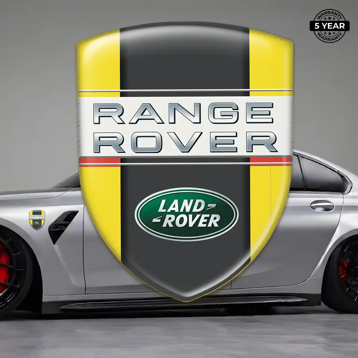 Land Rover 3D Emblem Sticker Refined Design