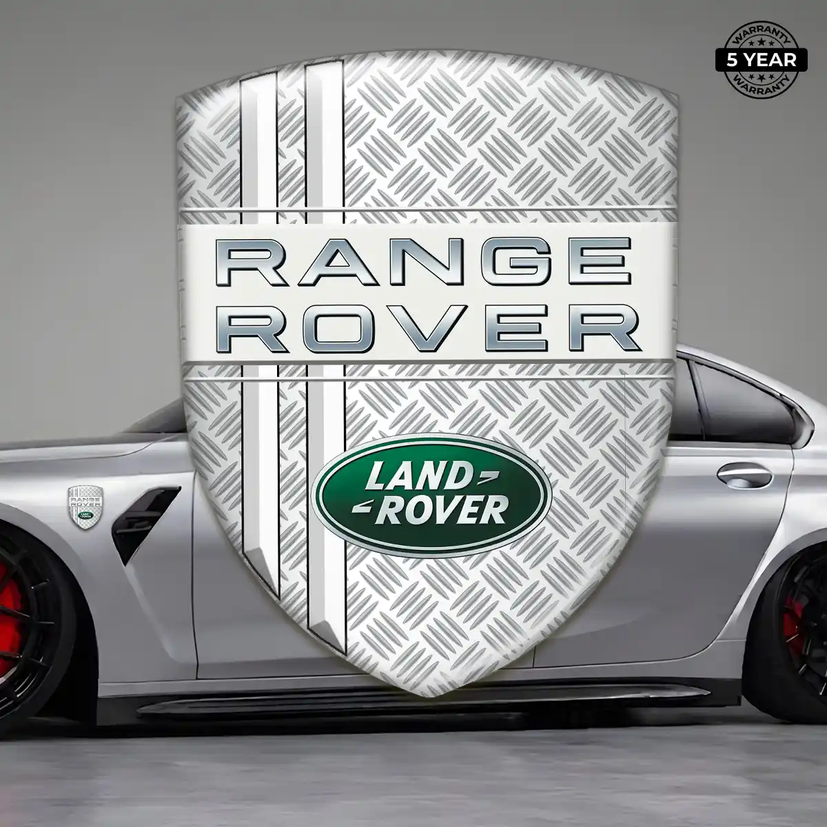 Land Rover 3D Emblem Sticker Sleek Style