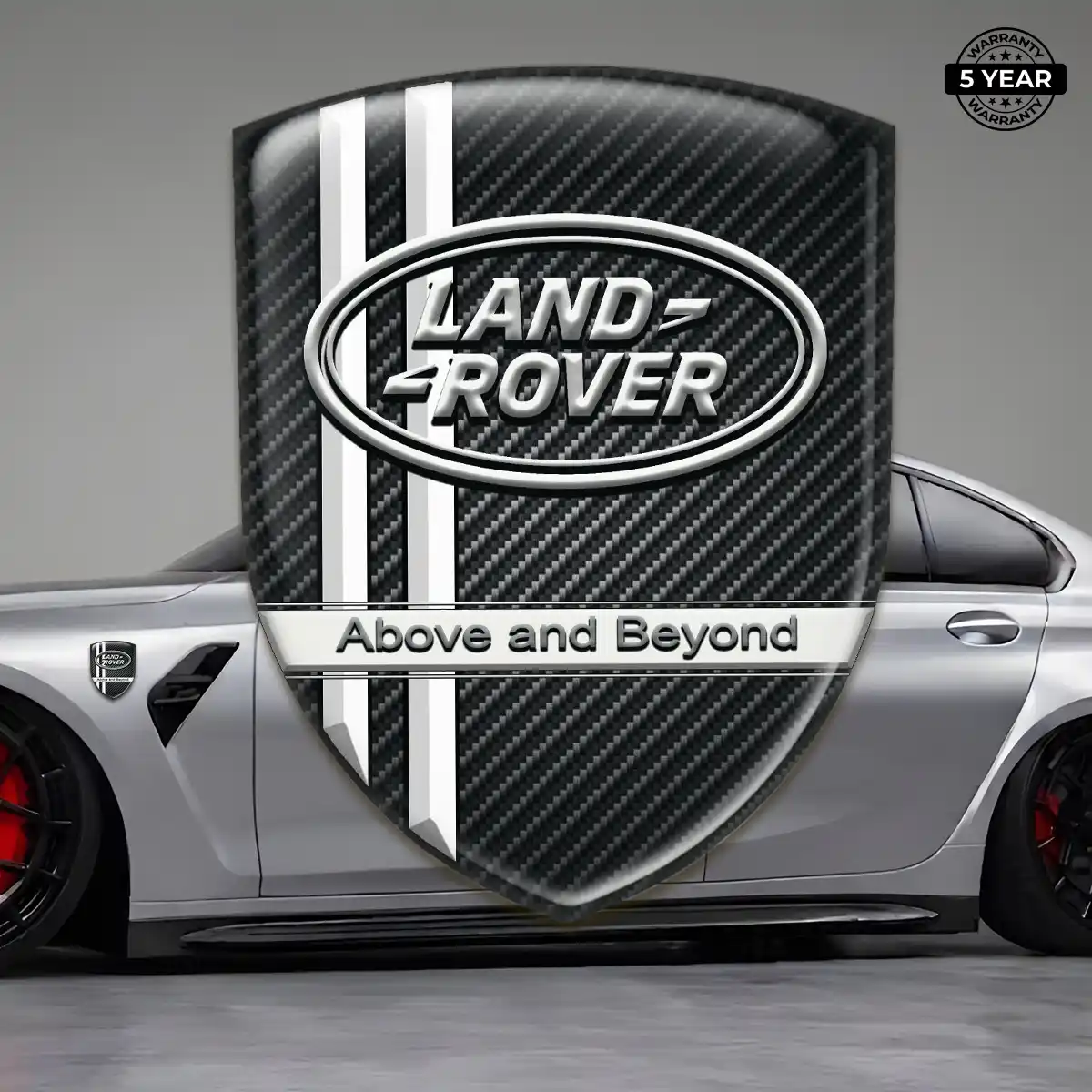 Land Rover 3D Gel Sticker Refined Design