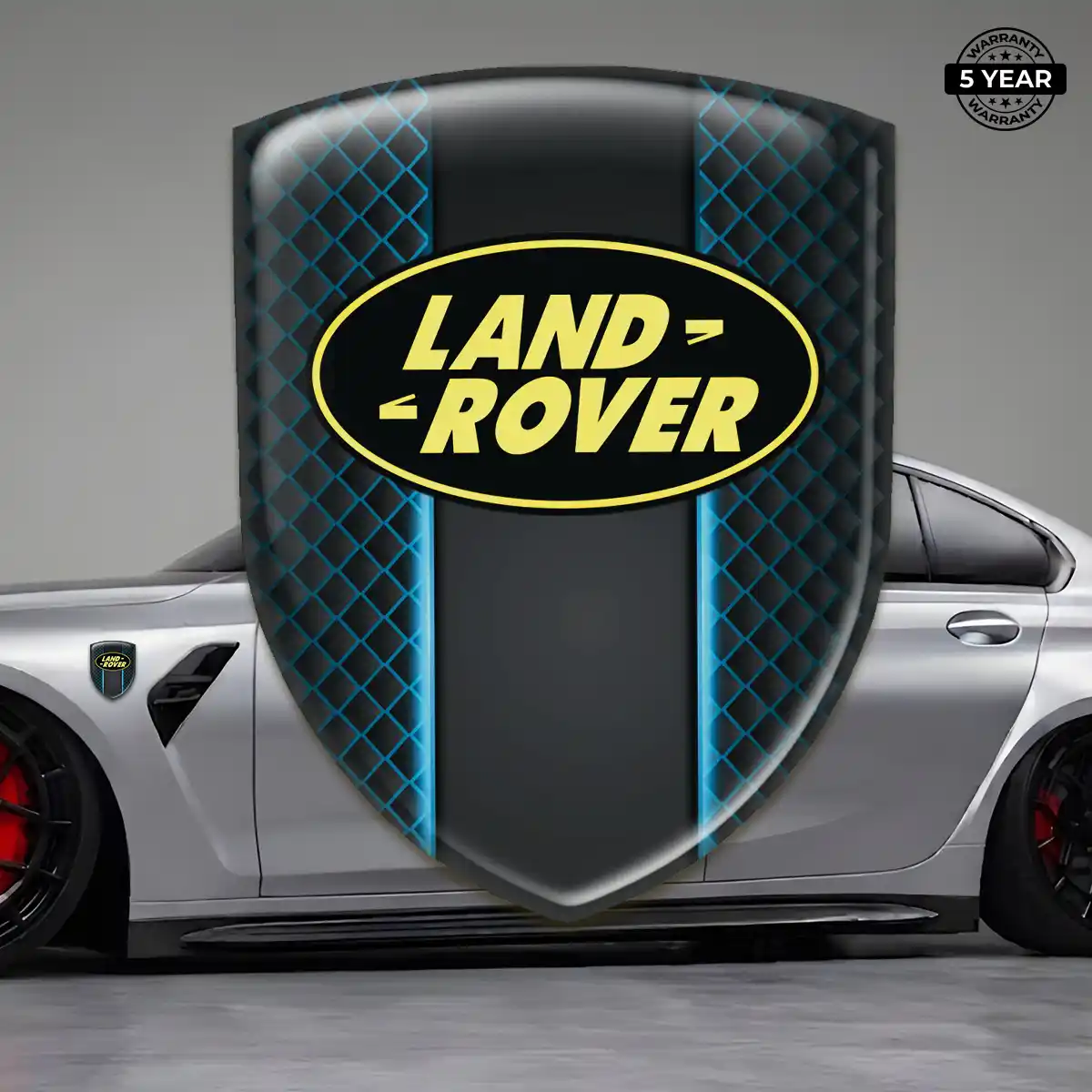 Land Rover 3D Gel Sticker Sleek Style