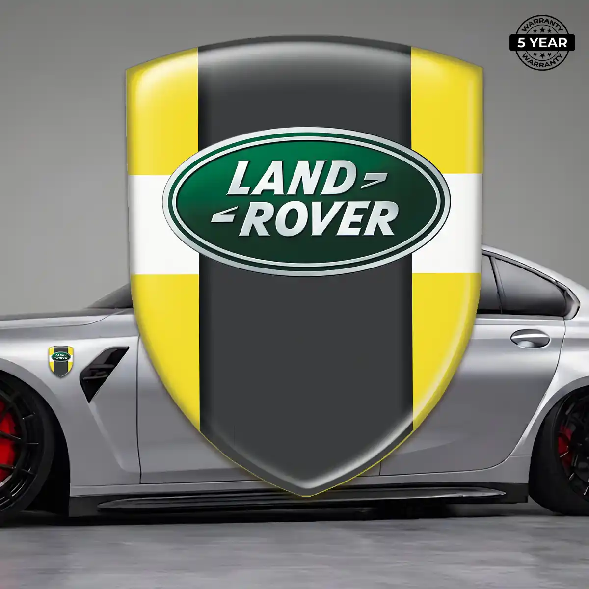 Land Rover 3D Logo Sticker Sleek Style
