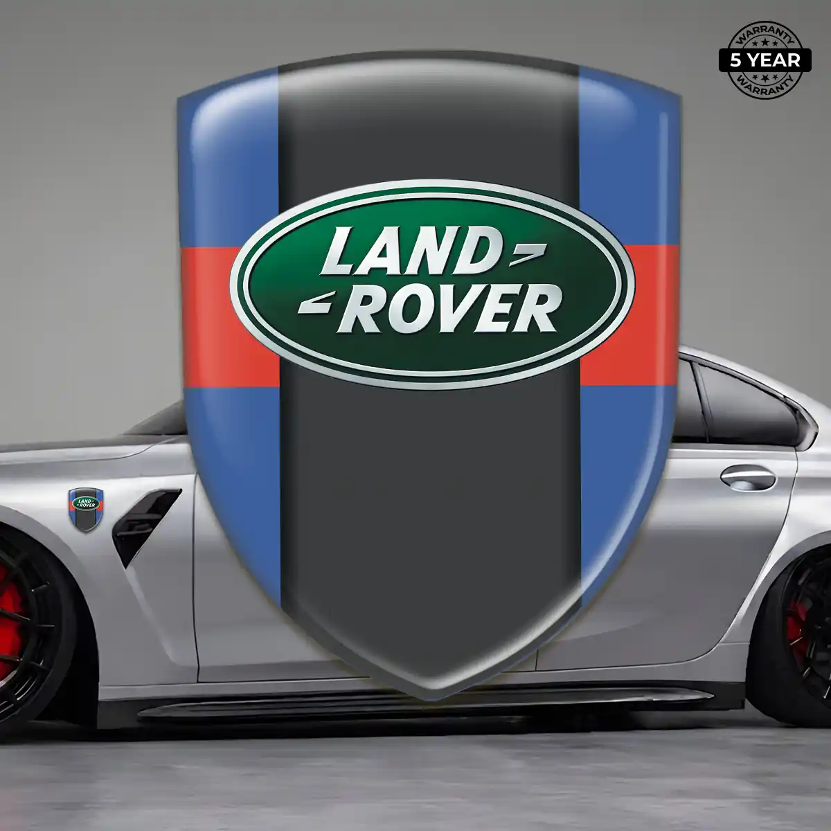 Land Rover 3D Resin Sticker Refined Design