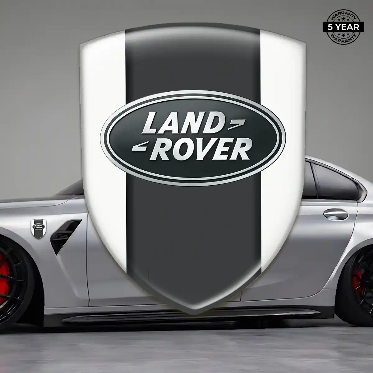 Land Rover 3D Resin Sticker Sleek Style
