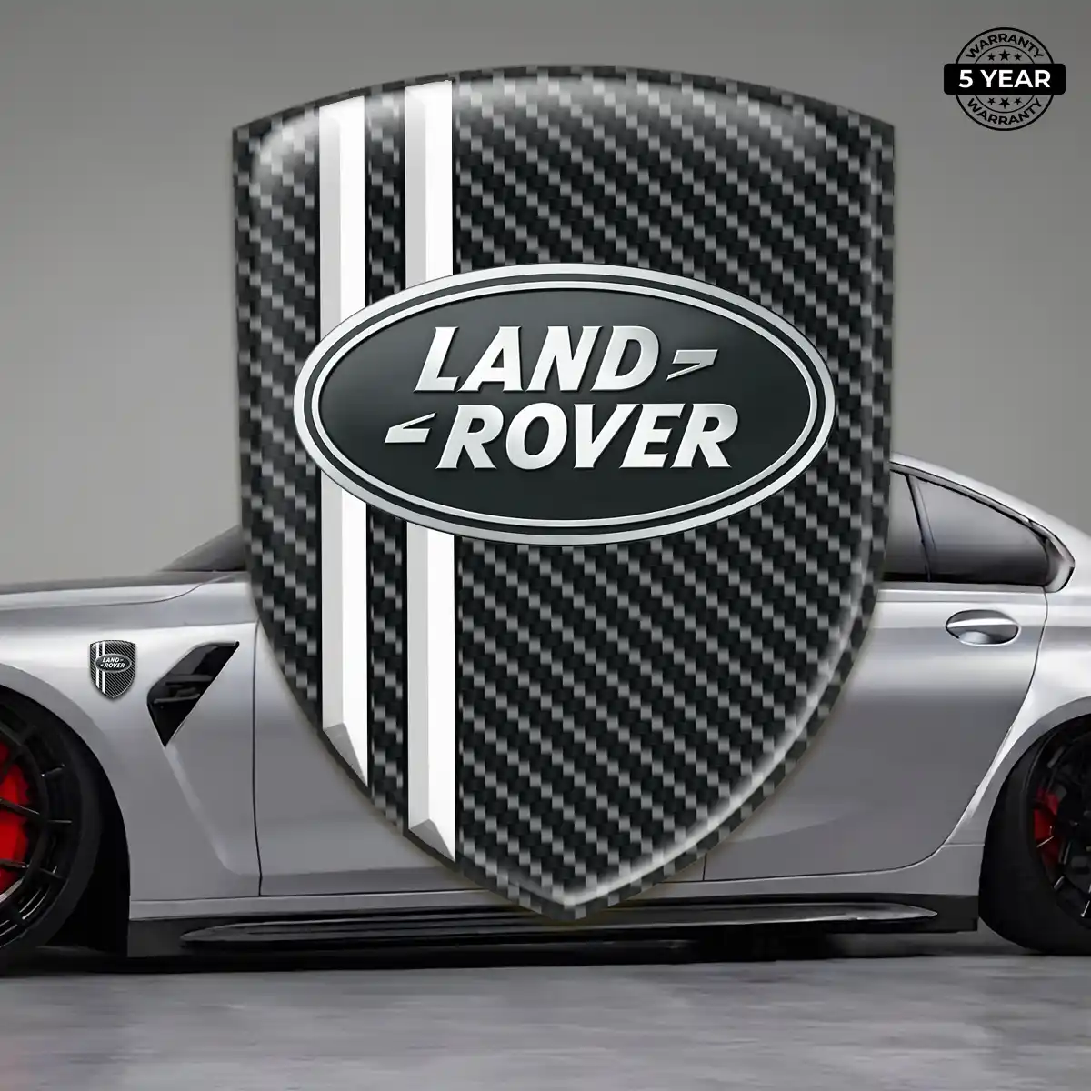 Land Rover Automotive Emblem Sticker Refined Design