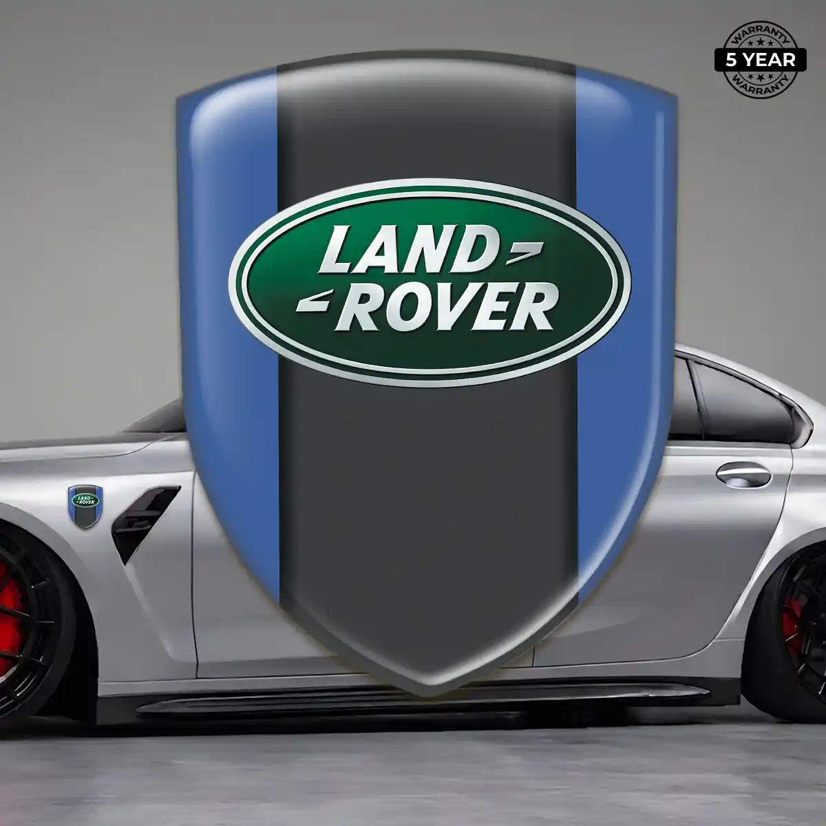 Land Rover Automotive Emblem Sticker Sleek Style