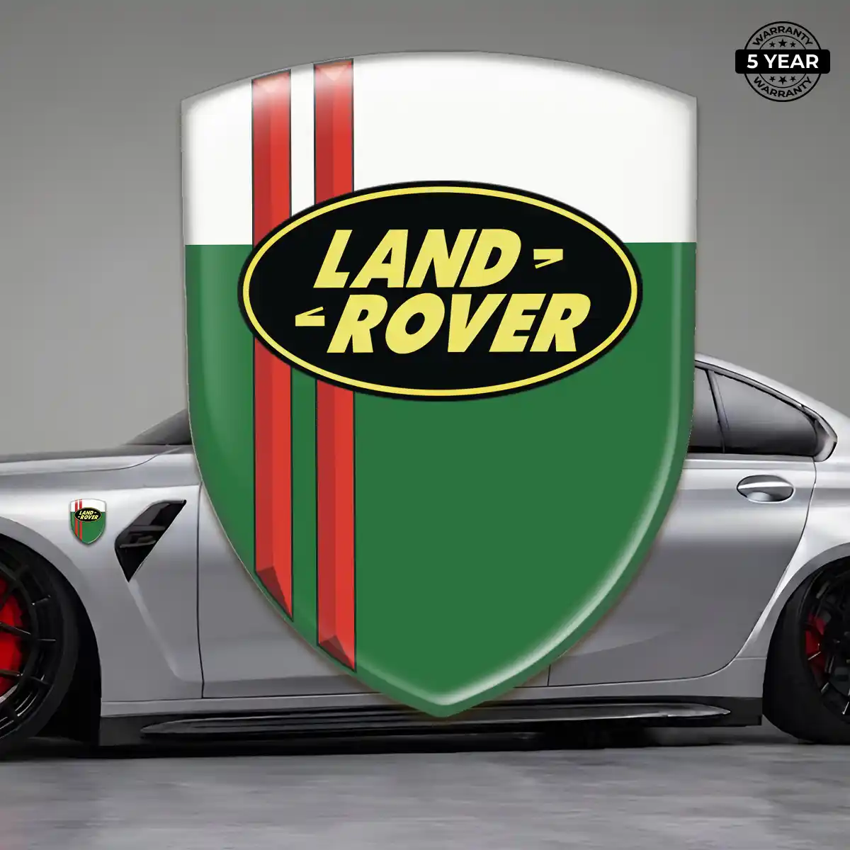 Land Rover Automotive Logo Sticker Refined Design