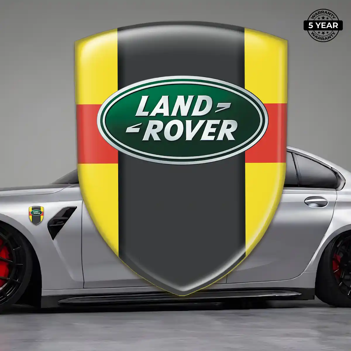 Land Rover Car Badge Sticker Sleek Style