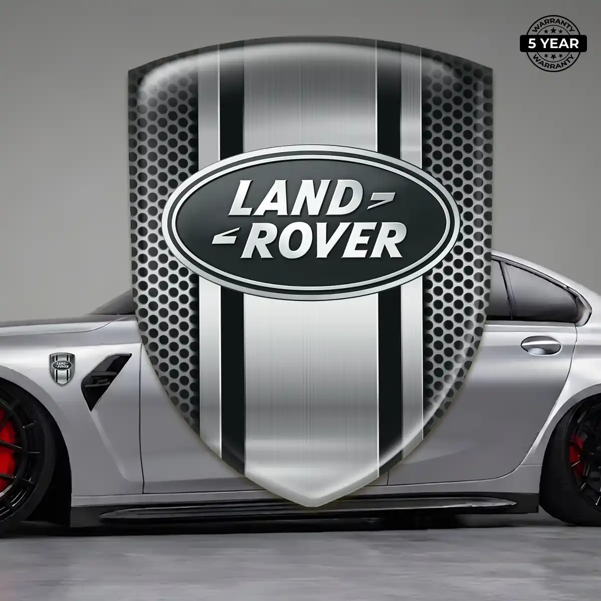 Land Rover Car Emblem Overlay Refined Design