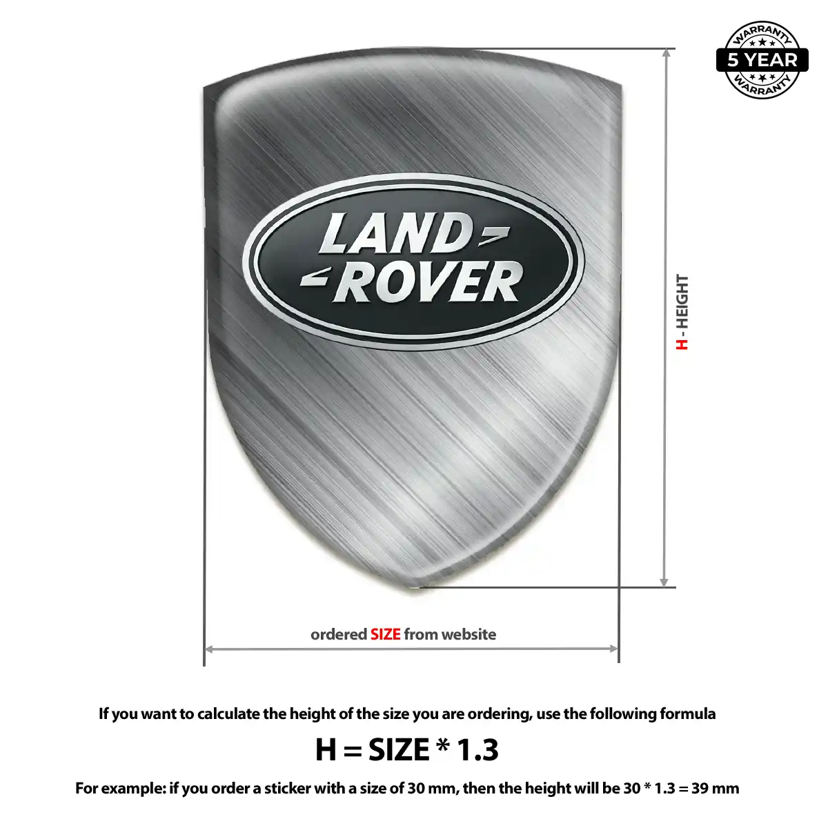 Land Rover Car Emblem Overlay Sleek Style