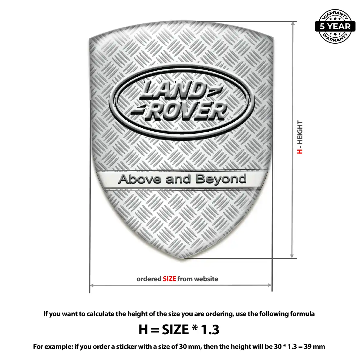 Land Rover Car Logo Decal Refined Design