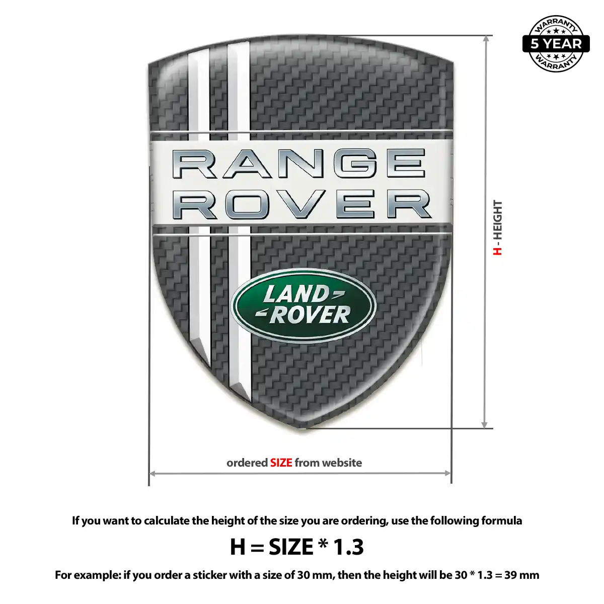 Land Rover Car Logo Decal Sleek Style