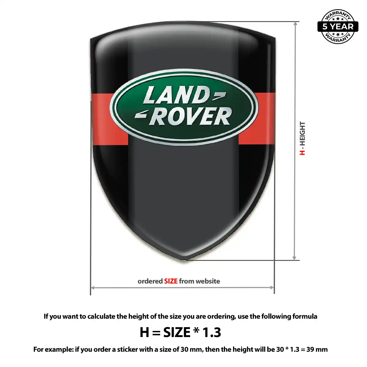 Land Rover Crest Emblem Refined Design