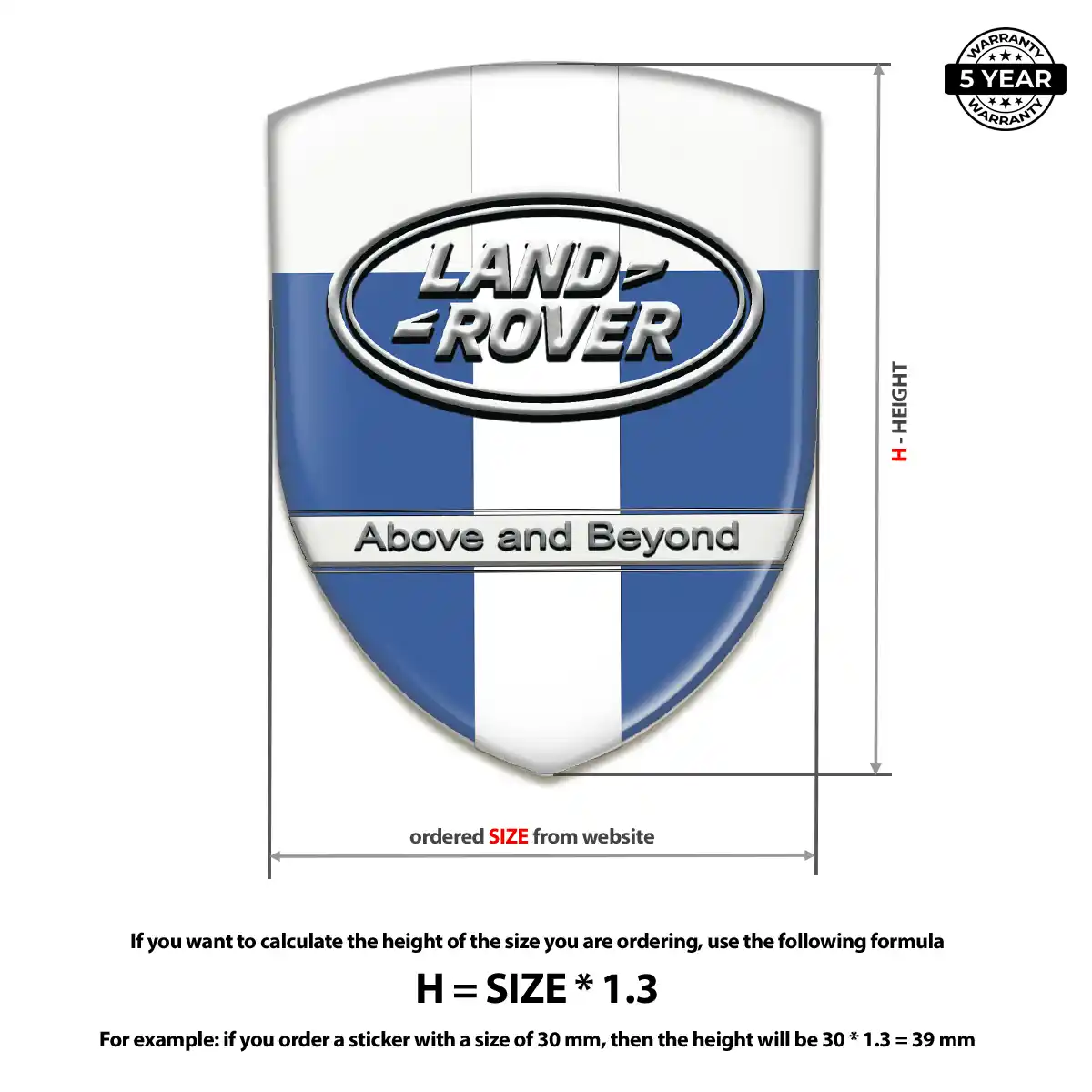Land Rover Crest Emblem Sleek Style