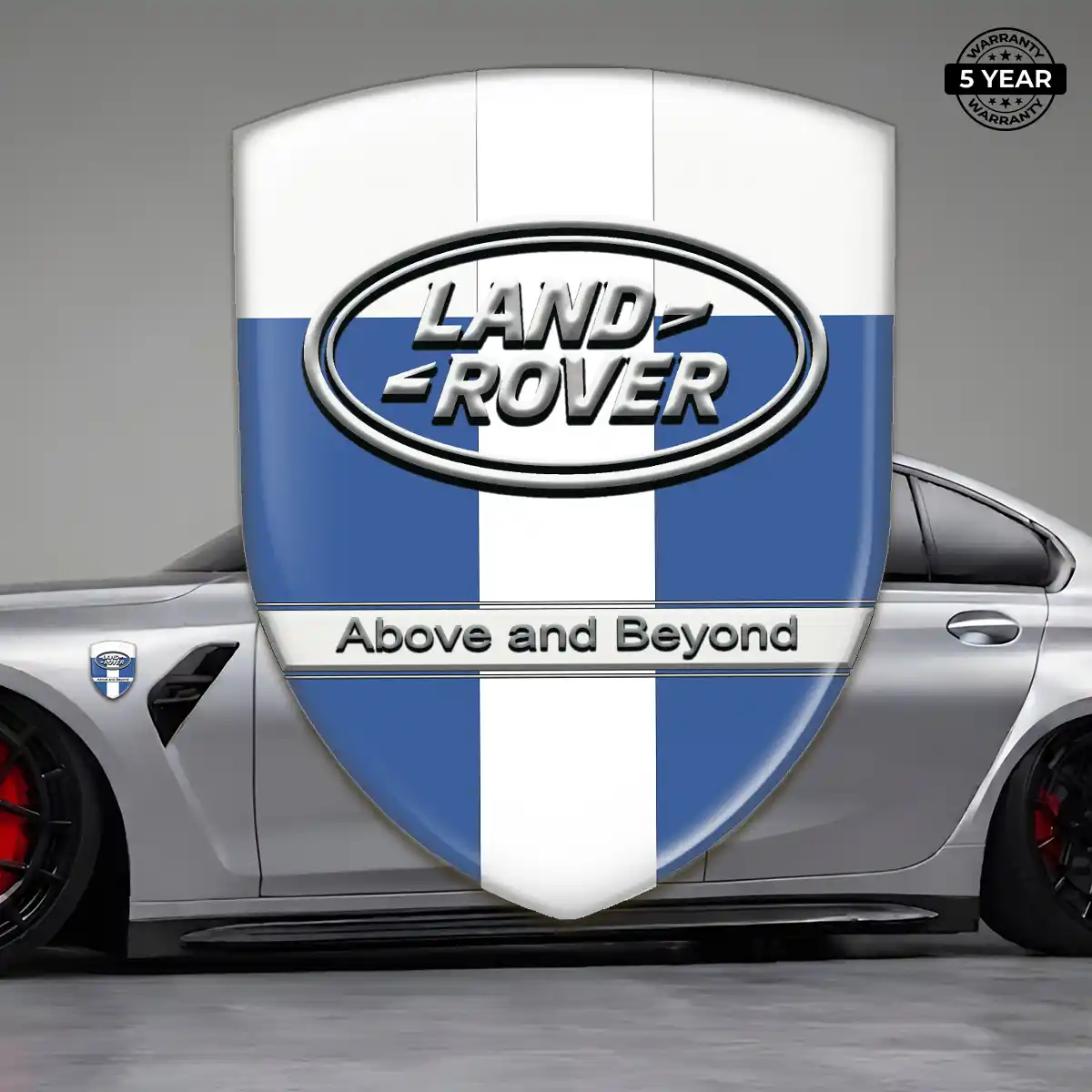 Land Rover Crest Emblem Sleek Style