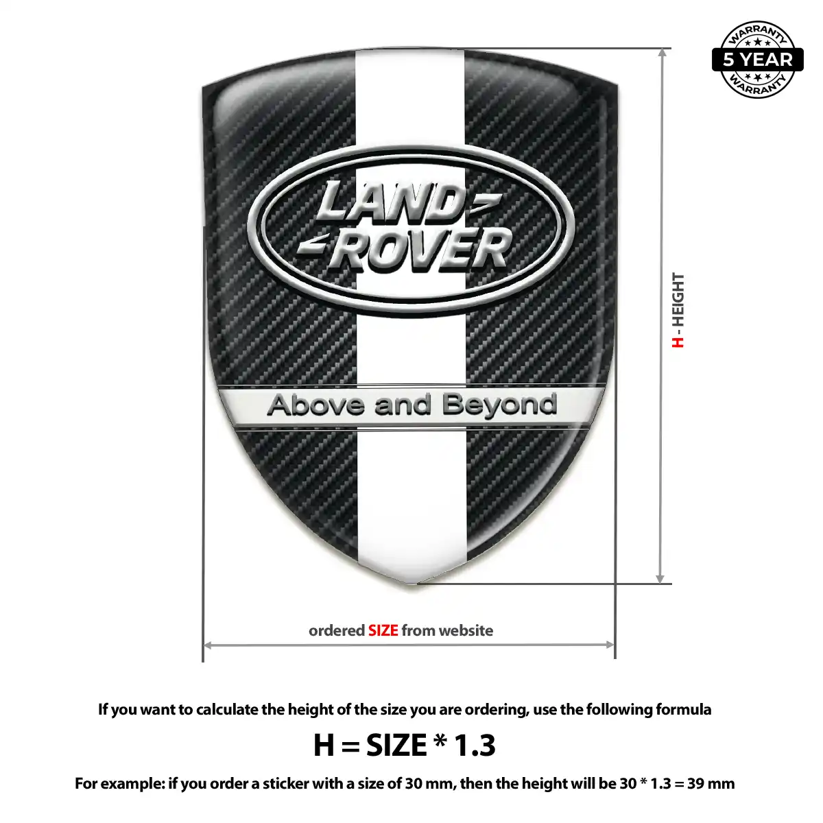 Land Rover Crest Logo Emblem Sleek Style