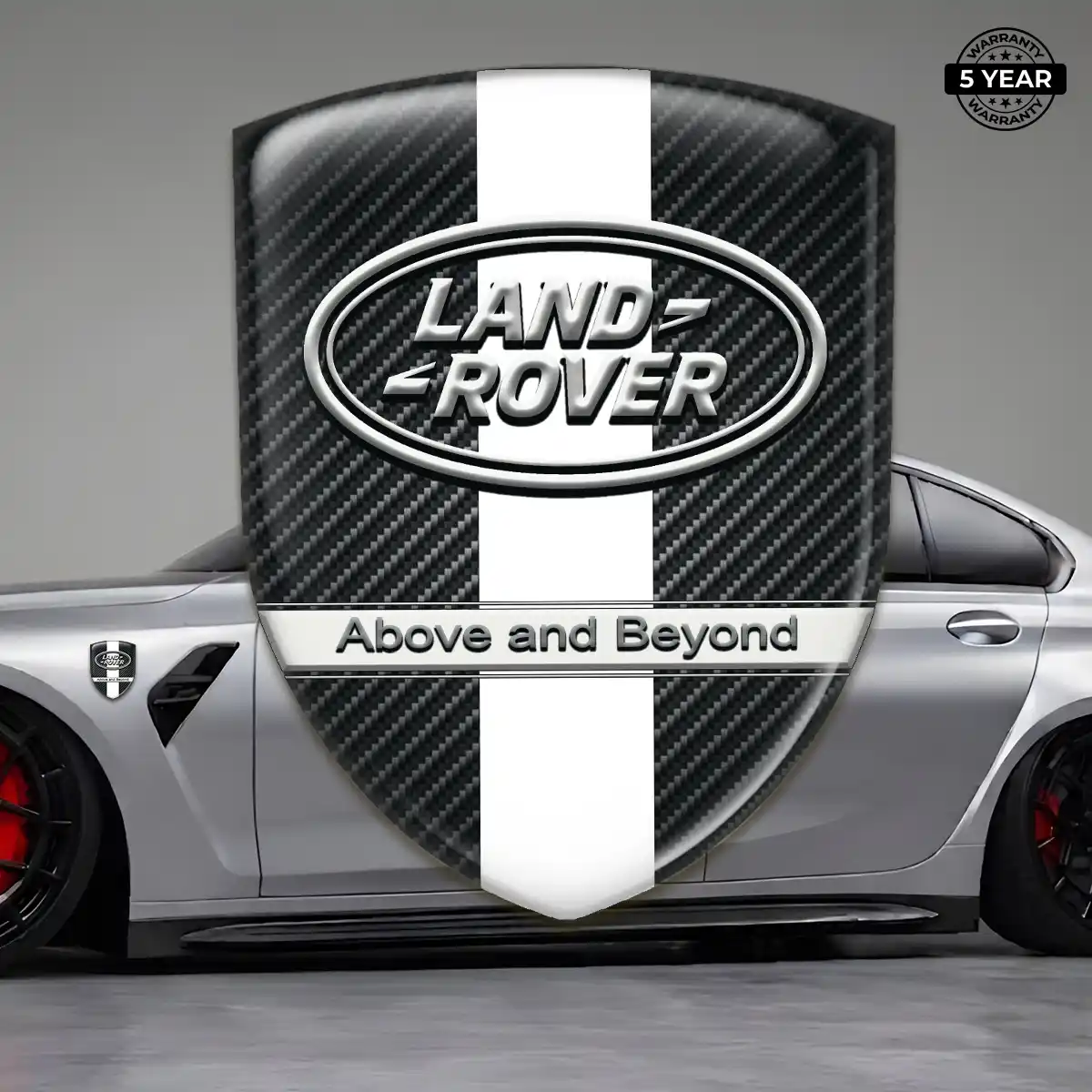 Land Rover Crest Logo Emblem Sleek Style