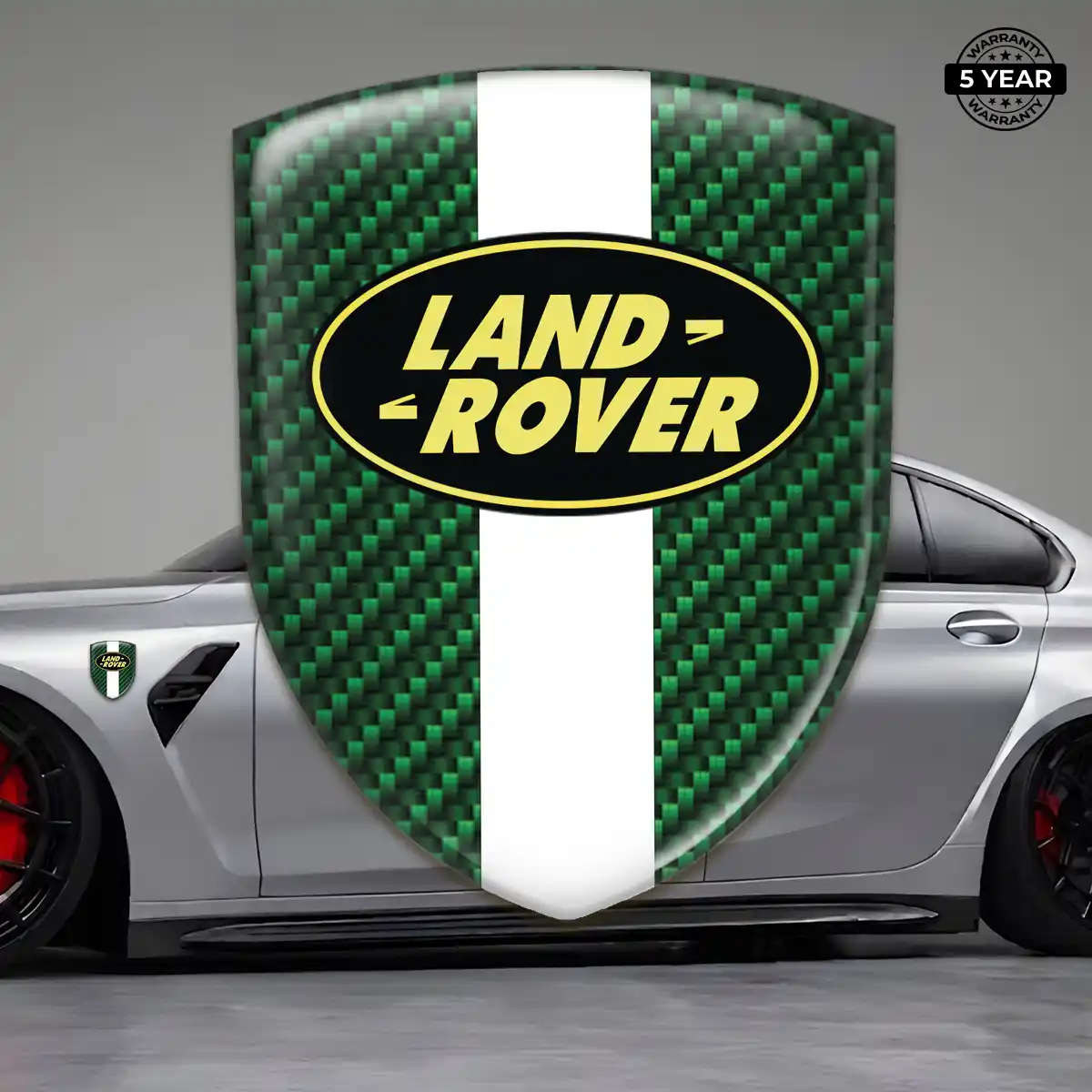 Land Rover Domed Car Sticker Sleek Style