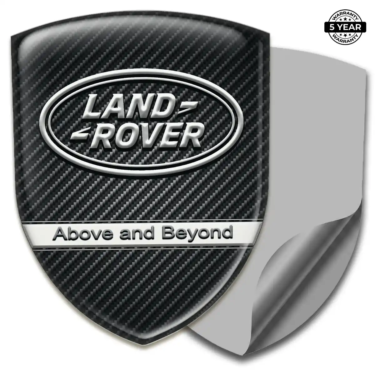 Land Rover Domed Decal Refined Design